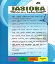 Jasiora : Vol 2 No 2 Juni 2017 JASIORA Jurnal Administrasi Sosial dan Humaniora (http://jurnal.stiasetihsetiomb.ac.id/index.