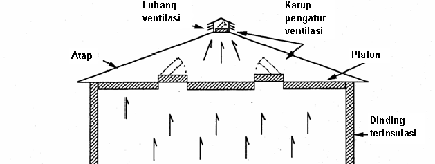 Penyimpanan Hasil Panen Hortikultura VII - 23 Ilustrasi di bawah adalah pandangan penampang lintang dari tempat penyimpanan buah.