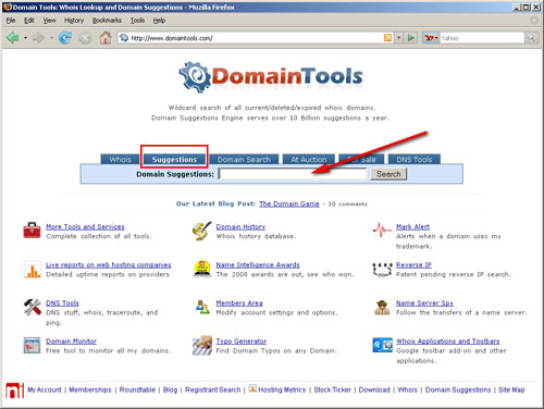 Usahakan untuk memilih nama domain dengan extension.com karena lebih umum dan lebih banyak dikenal orang.