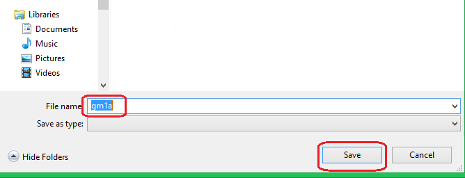 Jika sudah, klik cepat 2x ke nama folder Gambar Panduan Gmail lalu pilih save seperti gambar di bawah : 17.