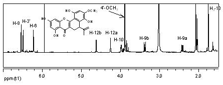 C2 C 3 Xanthonolide Cyclopenetenochromone C 2 C 3 Dihydroxanthone Cyclopentenoxanthone Furanodihydrobenzoxanthone Quininoxanthone Pyranoihydrobenzoxanthone
