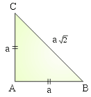 (4-2 ) cm Jawaban : E Diketahui segitiga sama kaki = AB = AC Misalkan :