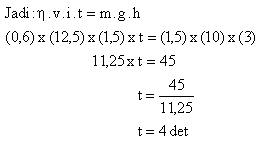 v = 12.5 V i = 1,5 A m = 1,5 kg g = 10 ms -2 h = 3 m 13.
