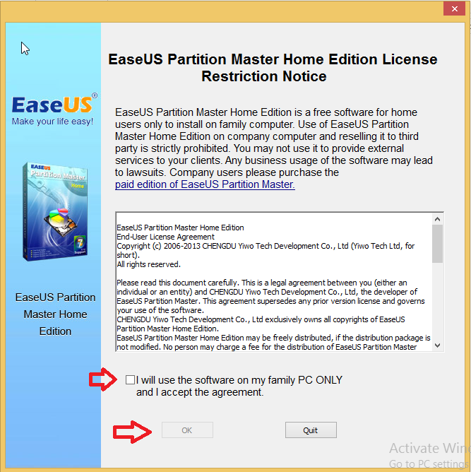 Langkah-langkah instalasi Easius Partition Master Home Edition 1) Siapkan file master Easeus Partition Manager.Klik 2x epm.