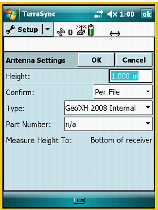 l) Jika antena eksternal yang digunakan jangan lupa mengatur tinggi dari antena tersebut, kemudian klik