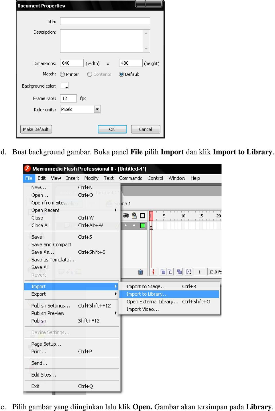 Import to Library. e.