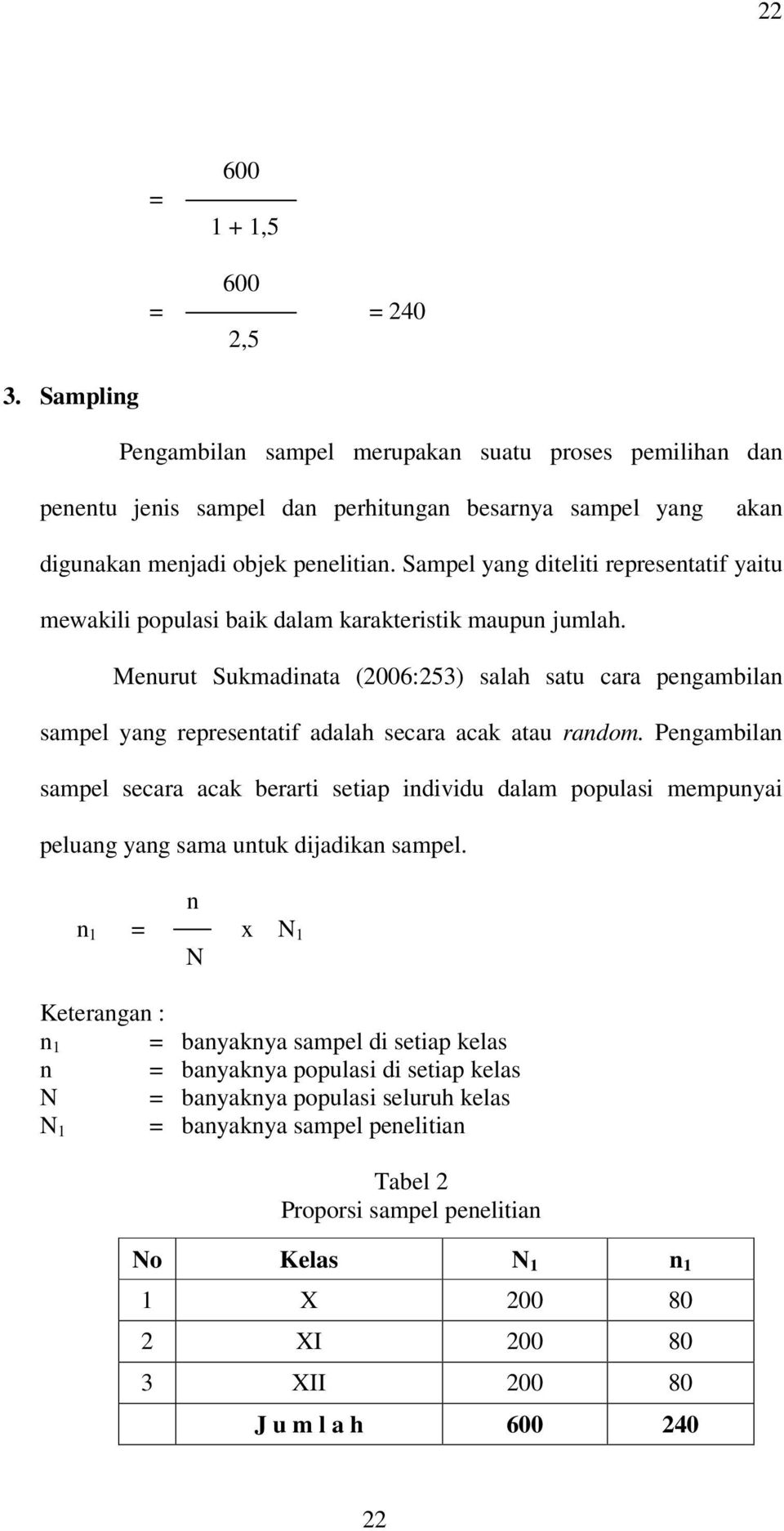 Menurut Sukmadinata (2006:253) salah satu cara pengambilan sampel yang representatif adalah secara acak atau random.