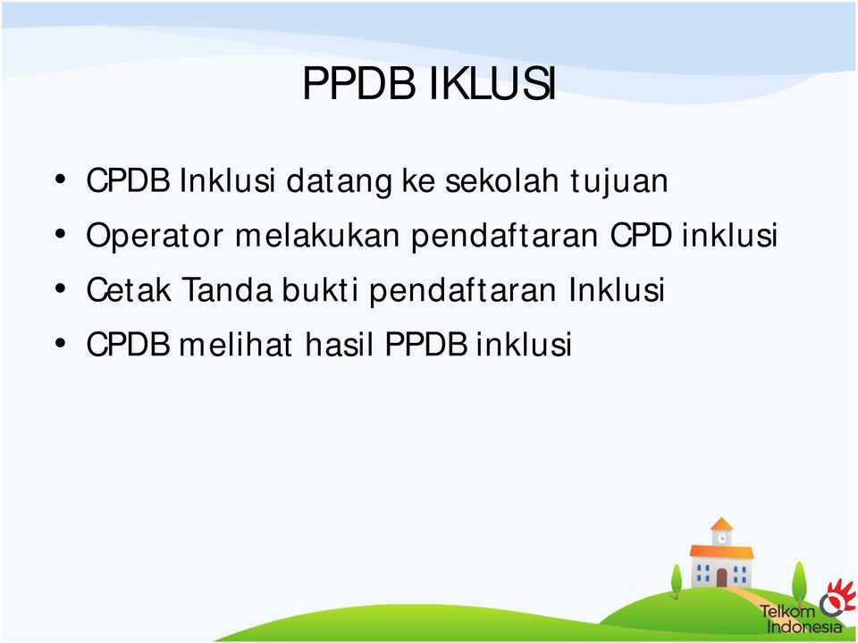 pendaftaran CPD inklusi Cetak Tanda