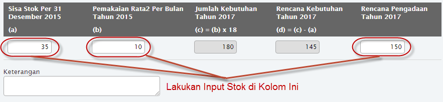 1. Kolom Halaman, dapat diisi apabila user ingin melihat halaman yang dicari dengan menuliskan nomor halaman pada kolom halaman yang tersedia.