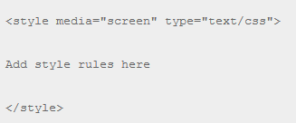 2. Mengembed CSS ke HTML Contoh dapat dilihat pada gambar 3.3 Gambar 3.3 Emmbedding CSS ke HTML 3. Mehubungkan file CSS yang terpisah ke HTML (Linked CSS) Contoh dapat dilihat pada gambar 3.4 4.