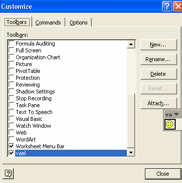Tutuplah kotak dialog Customize dengan mengklik tombol close atau mengklik t silang yang terdapat disudut kanan atas pada kotak dialog. 3.