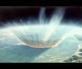 Tsunami karena hantaman meteor Benda kosmis atau meteor yang jatuh jika ukuran