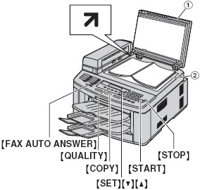KXMB882CX Copy 1 Menggunakan produk sebagai mesin fotokopi Setelah selesai memfoto kopi, tekan [STOP] untuk mereset pengaturan pada langkah 3 dan Untuk memberhentikan pengfoto kopian [STOP] 3