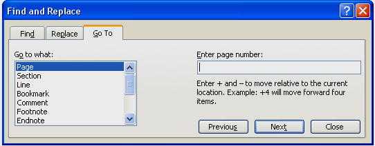Klik Edit G T atau tekan tmbl Ctrl + G Ketik angka atau nmr halaman yang dituju pada Enter Page Number. Lalu klik G T Gambar : Find, Replace, G T 4.