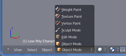 Praktik Seleksi objek : untuk melakukan seleksi objek 3D caranya klik kanan pada mouse, sedangakan untuk unselect atau tidak menseleksi dengan menekan tombol pintas huruf A pada keyboard.