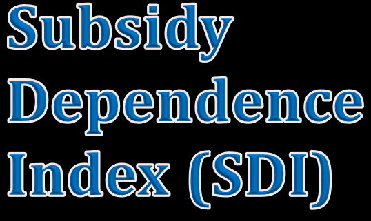 Subsidy Dependence Index atau SDI mengukur persentase kenaikan ratarata tingkat bunga pinjaman yang diperlukan sebagai kompensasi untuk menghapus subsidi termasuk subsidi yang diterima LKM melalui