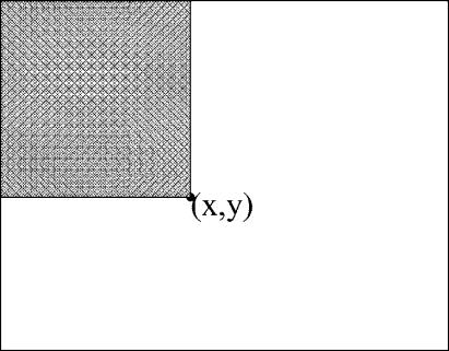 Perhitungan fitur-fitur dapat dilakukan dengan cepat karena algoritma ini menggunakan integral image dalam menghitung nilai piksel dalam sebuah daerah tertentu. Gambar 3.