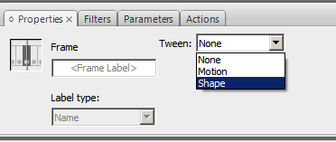 Animasi Dasar pada Adobe Flash CS3 3. Klik di frame 40 pada time line, klik kanan mouse pilih Insert Blank Keyframe 4. Di posisi frame ke-40, buatlah objek persegi panjang. 5.