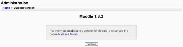Kemudian Moodle akan melakukan proses pembuatan tabel-tabel pada database baru.