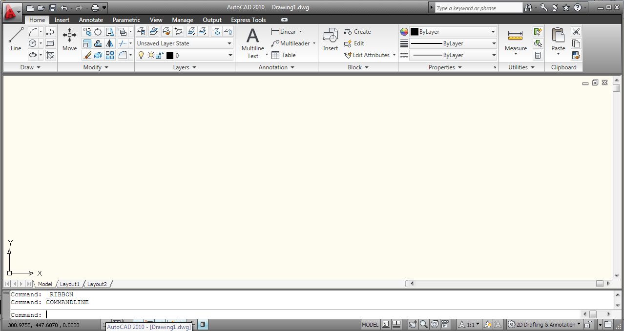 Main menu Title Bar Toolbar Layar Gambar Status Line Command Line Command Window Gambar 1.