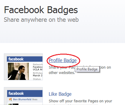 badge di facebook dan menambahkannya di wordpress.