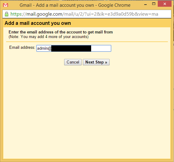 2. Untuk Langkah kedua anda dapat masuk kebagian Account and Import lalu pilih Add a POP3 mail account you own 3.