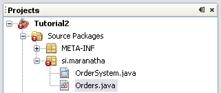 Step 13: Intro to Java Persistence API Pada saat kita melakukan binding sebuah tabel, NetBeans secara otomatis membuat sebuah file yang bernama Orders.java Orders.