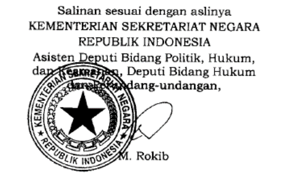 - 7 - Agar setiap orang mengetahuinya, memerintahkan pengundangan Peraturan Presiden ini dengan penempatannya dalam Lembaran Negara Republik Indonesia.