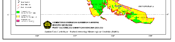 Kerentanan Gerakan Tanah Berdasarkan peta prakiraan wilayah terjadi gerakan tanah Provinsi Maluku bulan Oktober 2010 (Badan Geologi, Pusat Vulkanologi dan Mitigasi Bencana Geologi), daerah tersebut