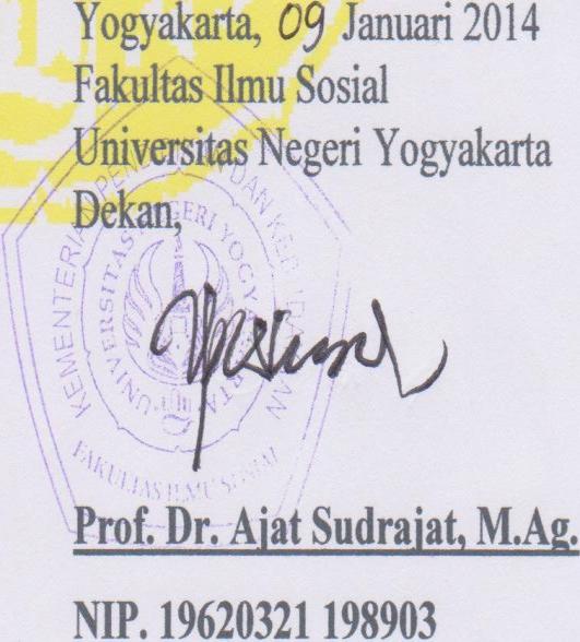 PENGESAHAN Skripsi yang berjudul PENDAPAT MAHASISWA PROGRAM STUDI PKn TERHADAP PELANGGARAN HAK CIPTA ATAS BUKU yang disusun oleh: NAMA : Muhammad Arif Al Fikri