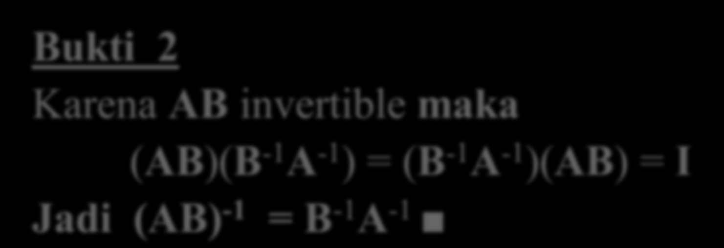 Buti re & B mtris ivertible, berlu B=B= B= - d B=B = =B - B = B - - = B = - B - = BB - - = B - - B - - = B - - B
