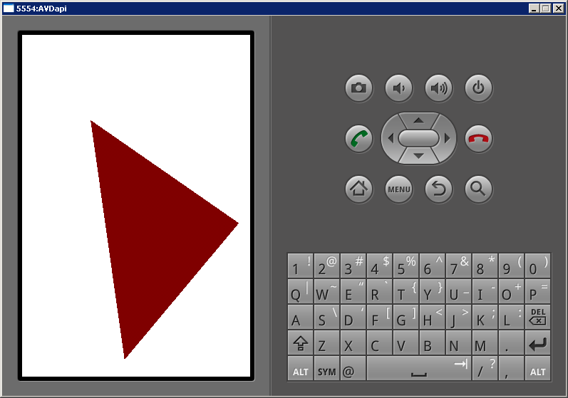 12. Jika Emulator sudah menunjukkan seperti Gambar di atas, maka tekan tombol MENU pada emulator. 13.