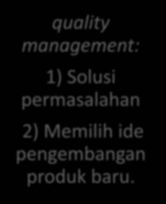 quality management: NGT adalah salah satu quality tools yang bermanfaat