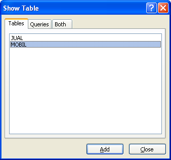 15.4 Membuat Query dengan Query Design Selain cara di atas, query juga dapat dibuat dengan cara manual. Langkah pembuatan query manual adalah sebagai berikut: a. Bukalah database yang diinginkan. b. Klik tab Create.