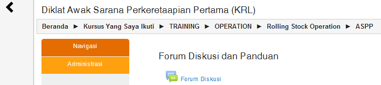 VI. Forum Diskusi dan Panduan A. Forum Diskusi 1. Membuat topik baru dalam forum : a. Untuk membuat topik baru dalam forum b.
