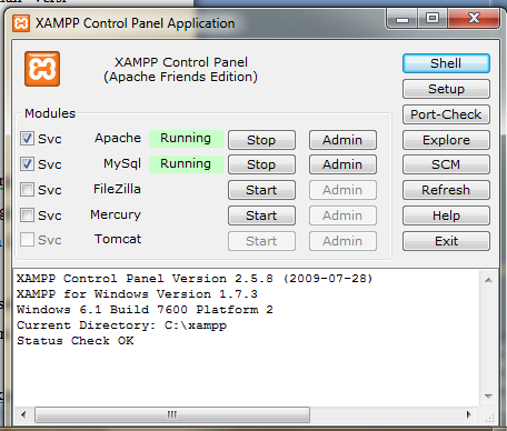 23 Aplikasi utama dalam paket Xampp setidaknya terdiri atas web server Apache, MySQL, FileZilla, Mercury, Tomcat. [Bunafit Nugroho, 2007] Gambar 2.6XAMPP 2.17 Metode Pengujian 1.