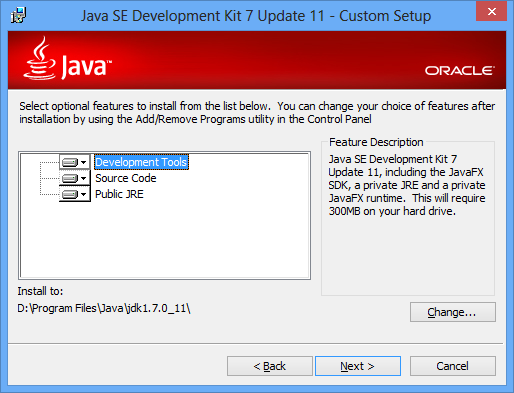Instalasi Paket Java JDK Deskripsi fitur,