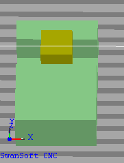 3. Memposisikan tool pada zero mechine a. Tekan tombol zero mesin b. Tekan + X sampai tombol warna hijau menyala c.