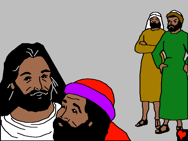 Zakheus bergetar hatinya saat Yesus ingin