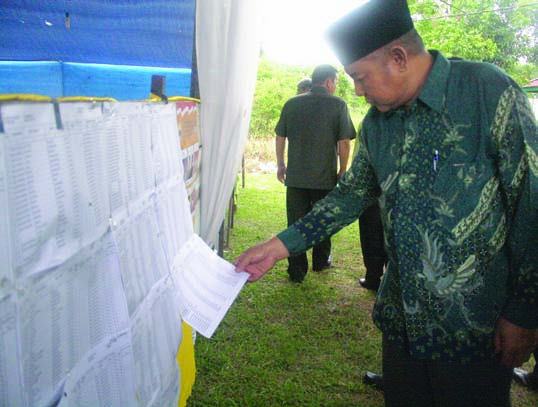 Seputar Pemilukada Pemilihan Bupati Dan Wabup Muaro Jambi Pemungutan suara untuk memilih Bupati dan Wakil Bupati Muaro Jambi, Jambi, periode 2011-2014, diselenggarakan pada Sabtu (9/4/2011), diikuti