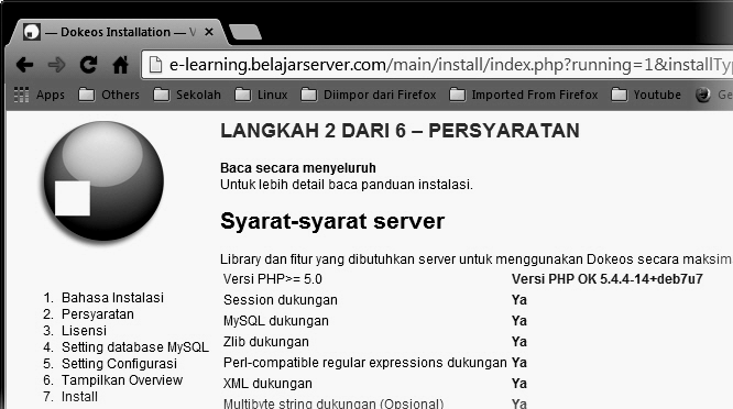 Gambar 3. Indonesian pilihan bahasa instalasi 4.