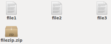 Archive Utility (8) : zip Ekstrak file archive : $ unzip filezip.