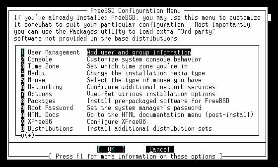 Pilih menu root passwd, dengan memilih ini anda akan diminta mengisi root passwd yang dapat merupakan super user dari FreeBSD.