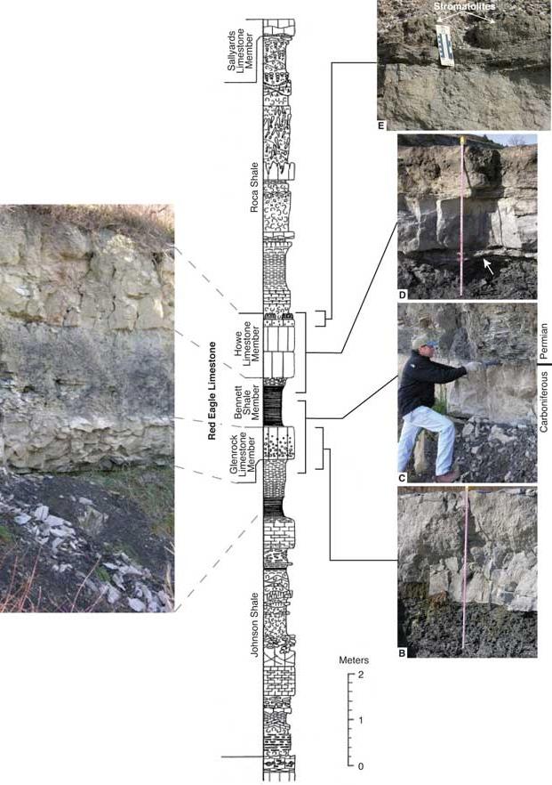 Gambar 8-11 Penggambaran penampang stratigrafi terukur yang dilengkapi dengan foto-foto untuk