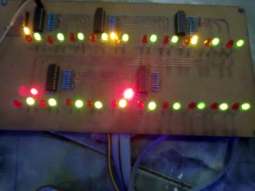 Rangkaian Elektronik Rangkaian display LED Proses pengolahan data input langsung dari mikrokontroller yang