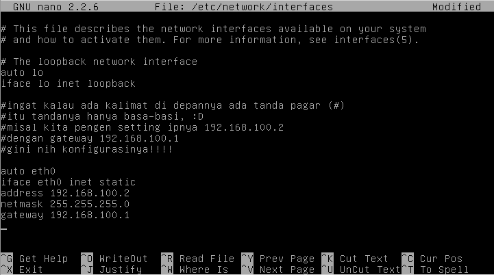 Konfigurasi Dasar Debian Wheezy Sebagai Server coretanbocahit.blogspot.