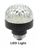 79 filament yang harus dipijarkan (dibakar) atau lampu TL yang merupakan pijaran partikel. Lampu LED memancarkan cahaya lewat aliran listrik yang relatif tidak menghasilkan banyak panas.