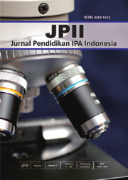 JPII 3 (2) (2014) 154-159 Jurnal Pendidikan IPA Indonesia http://journal.unnes.ac.id/nju/index.