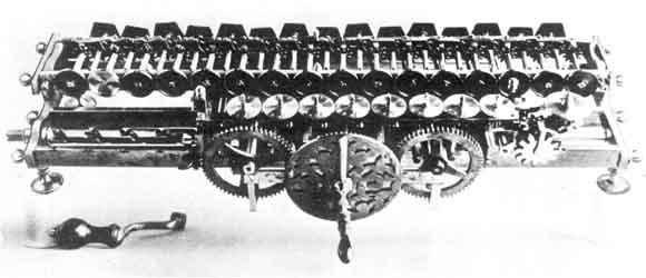 Mesin Leibniz Pada tahun 1673, Gottfried Leibniz menemukan mesin pengali