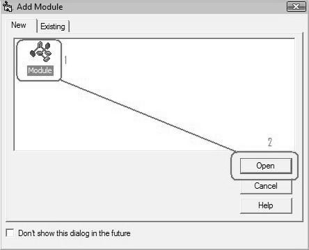 Gambar 4.11 Cara Membuat Modules 2.